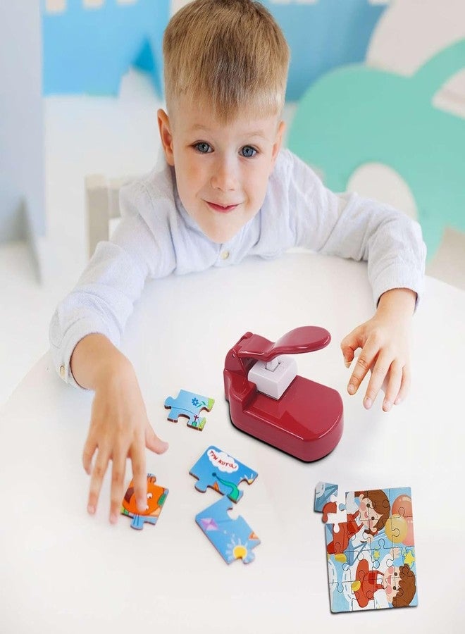 VPGS Puzzle Maker with 10 Adhesive Foam Picture & Photo Cutter, DIY Paper, Craft & Handmade Passer Puncher for 4x6 Puzzles - Image 5